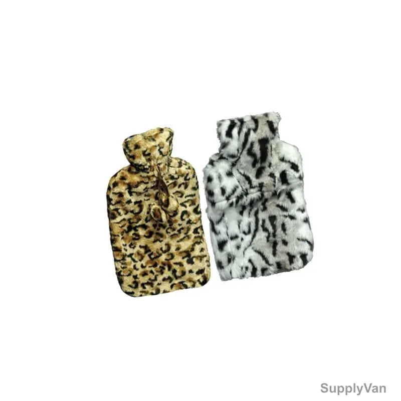 3W Hot Water Bottle, 2L, White and Brown