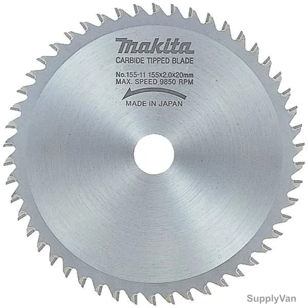 Makita Circular Saw Blade, D-16396, 185x25.4MM, 80 Teeth