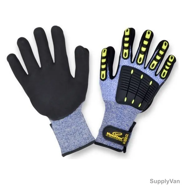Vaultex Mechanics Gloves, RUB, Free Size, Grey
