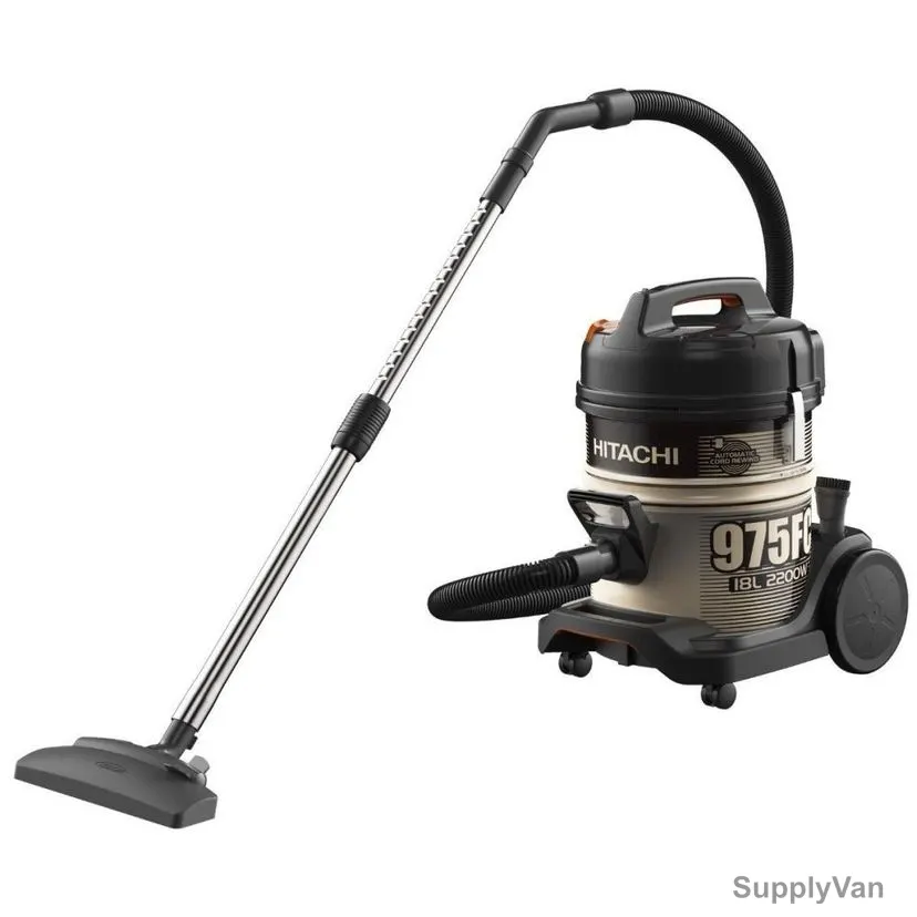 Hitachi Vacuum Cleaner, CV975FC24CBSGB, 2200W, 21 Ltrs, Titanium Gold