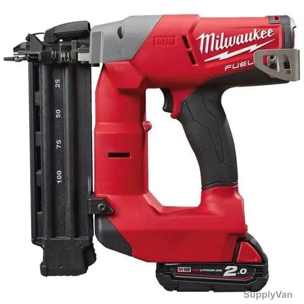 Milwaukee Cordless Nailer Kit, M18CN18GS-202X, Fuel, 110 Nails — image 1