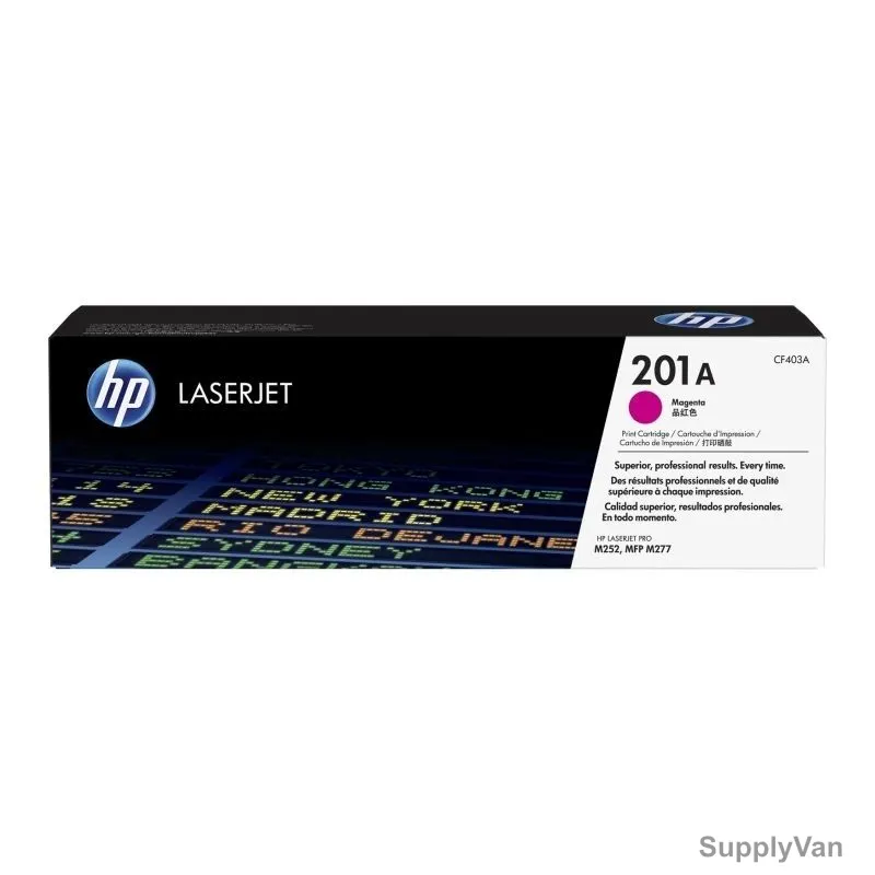 HP Original LaserJet Toner Cartridge, CF403A, 201A, Magenta — image 1