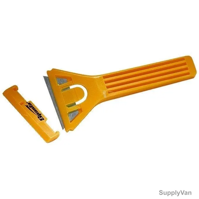 Sparta Fixed Blade Scraper, 795405, Stainless Steel, 62MM, Yellow