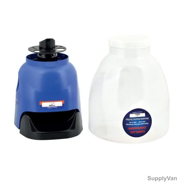 Vaultex Ear Plug Dispenser With Jar, DJP, 500 Pairs Capacity