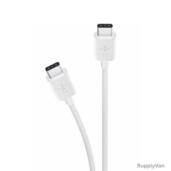 Belkin USB-C Cable, 2CU043BT-WH, 1.8 Mtrs, White