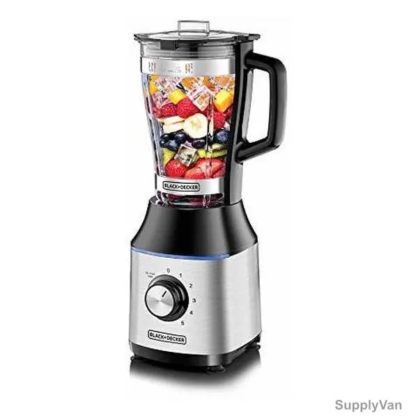 Black and Decker Blender, BX650G-B5, 700W, 1.75L, Black and Grey