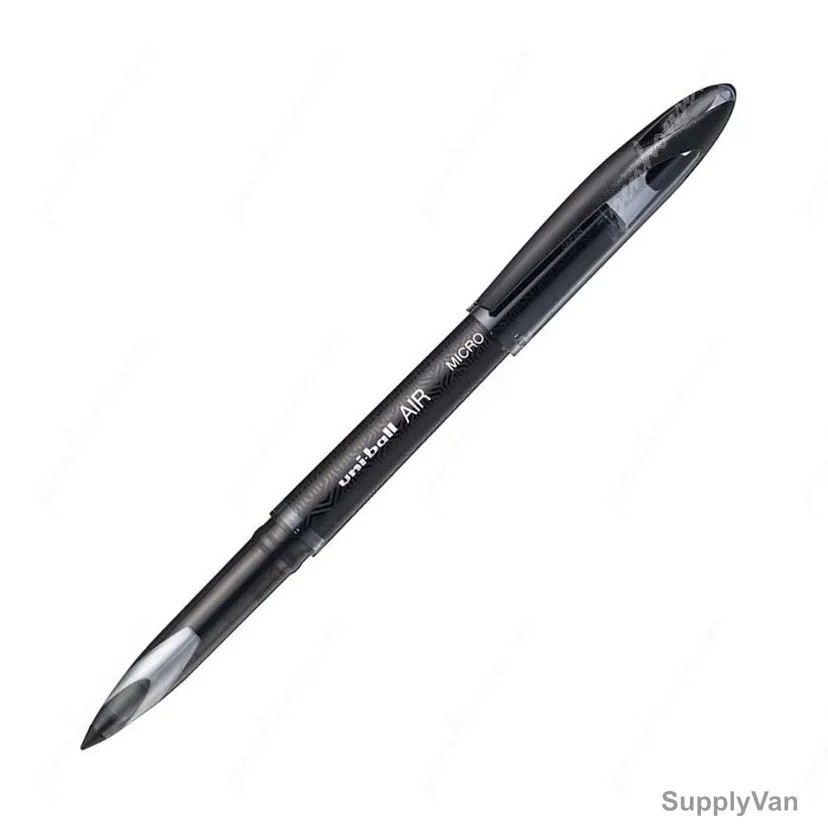 Uni-Ball Ball Point Pen, UBA188M-BK, Air, 0.5MM Tip, Black, 12 Pcs/Pack