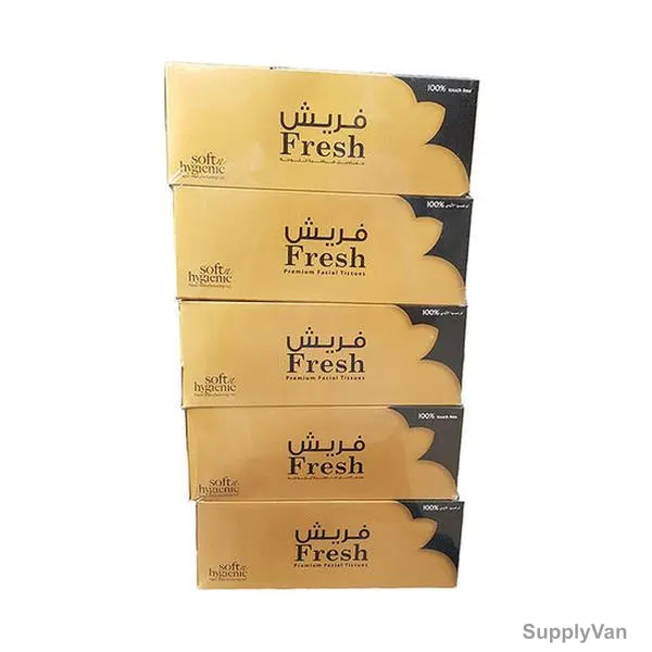 Fresh Facial Tissue, F200x5, 2 Ply, 200 Pcs x Pack of 5 — image 1