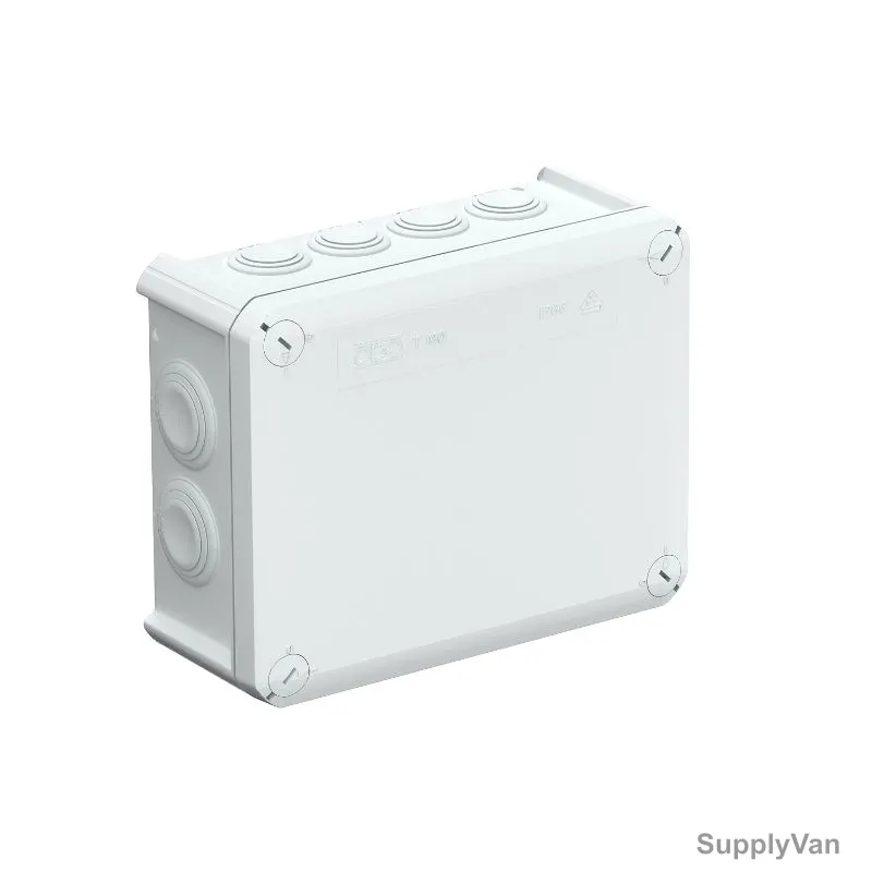 OBO Junction Box, OBO2007093, T160, Polypropylene, IP66, Light Grey