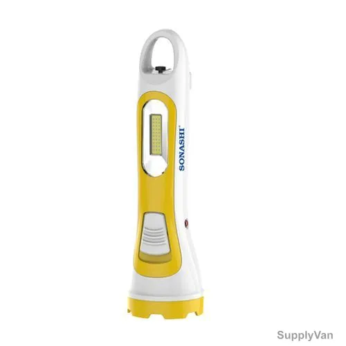 Sonashi Rechargeable LED Torch, SPLT-107, 4V, 400mAh, Yellow — image 1