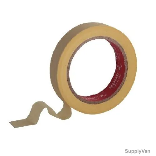 High Temperature Automotive Masking Tape, 1 Inch Width x 30 Yards Length, Natural, 36 Rolls/Carton — image 1