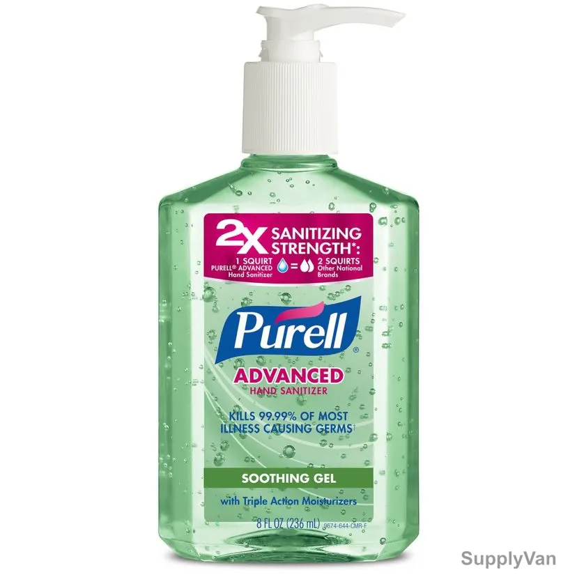 Purell Advanced Soothing Gel Hand Sanitizer With Aloe and Vitamin E, 3016-12, 236ML