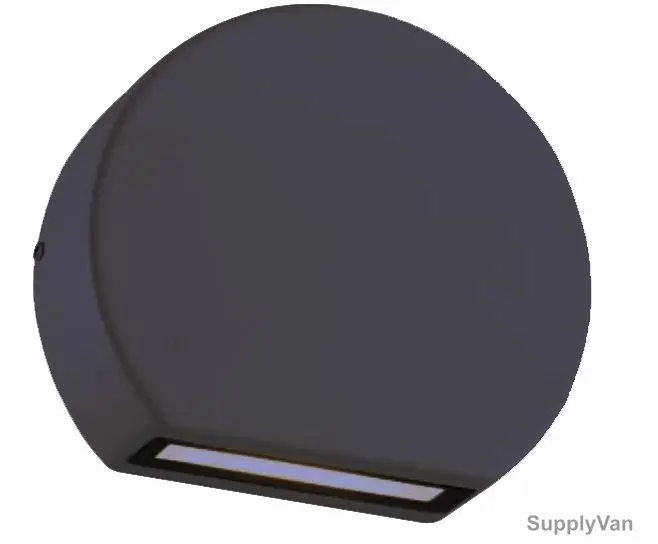 Syv Wall Light, Mauer, 3W, WarmWhite, Dark Grey