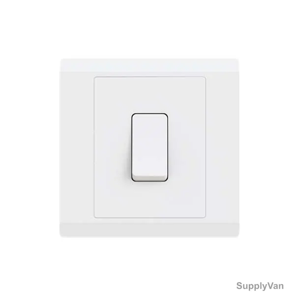 Abb Electrical Switch, BL119S, Inora, 1 Gang, 10AX, White — image 1