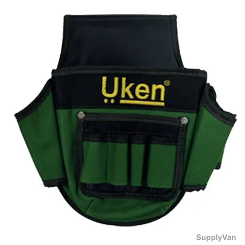 Uken Single Tool Pouch, U8303, Green/Black