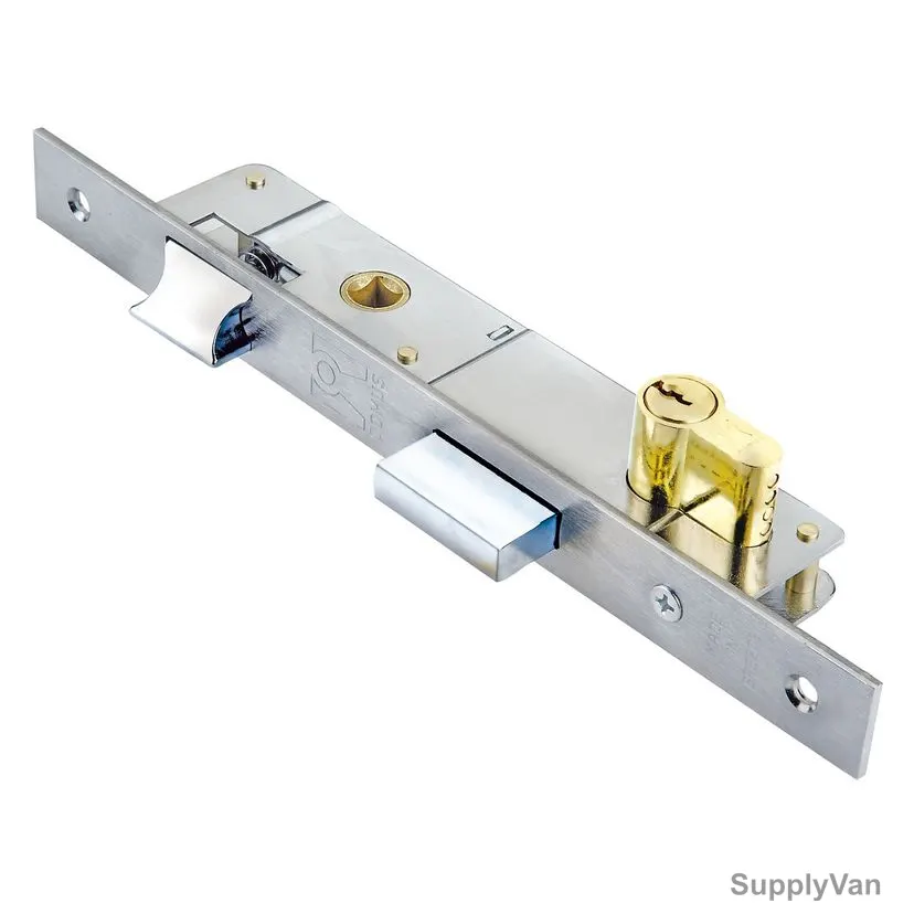 Domus Door Lock, 90120, Aluminium, 20MM, Silver