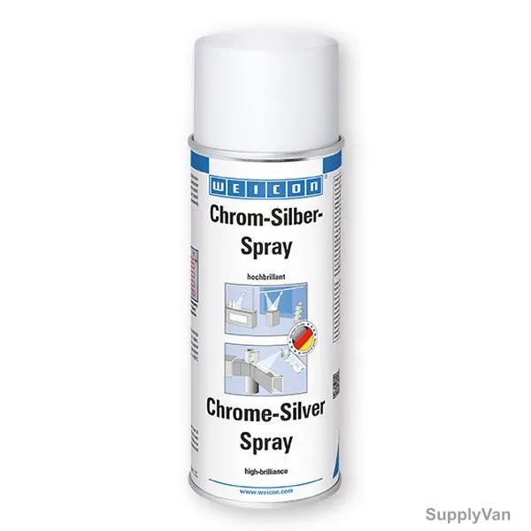 Weicon Chrome-Silver Spray, 11103400, Glossy Aluminium, 400ML — image 1