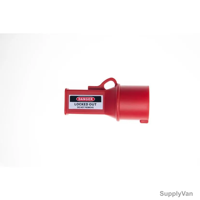 Pin and Sleeve Industrial Socket Lockout, PSL-S40, 40MM, Red