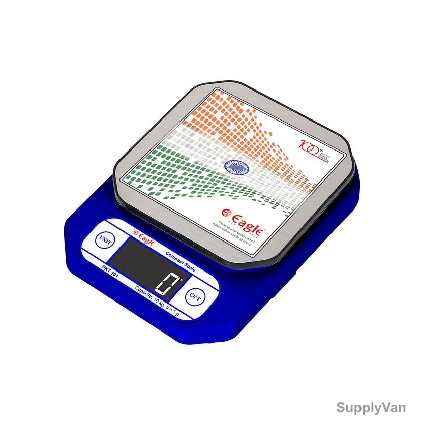 Eagle Compact Weighing Scale, PKT-101, LCD, 10 Kg Weight Capacity — image 1