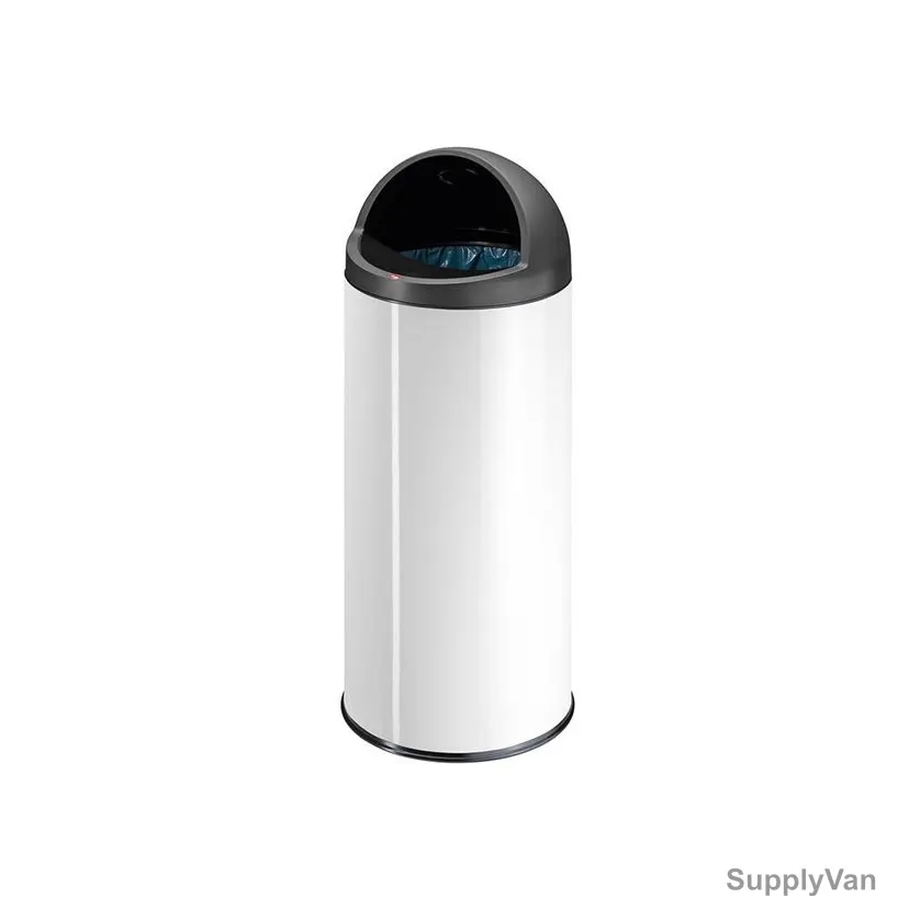 Hailo Waste Bin, HLO-0845-590, Big Bin Cap, 46 Litres, White