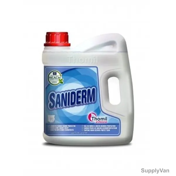 Thomil Saniderm Skin Care Hand Soap, HAHP026, Floral Scented, 4 Litre, Pearly white, PK4