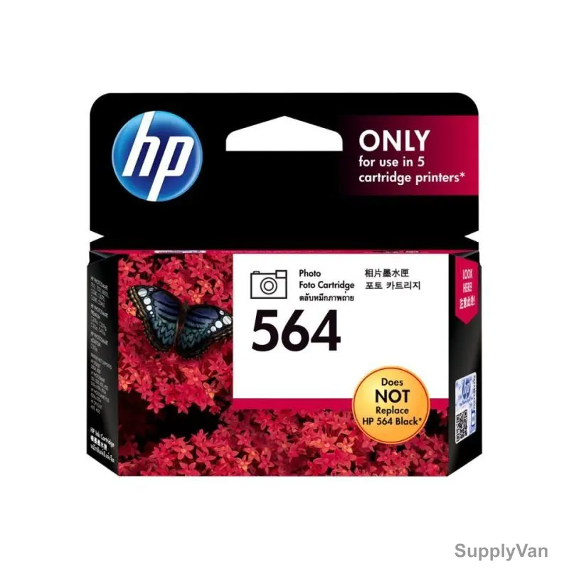 HP Original Ink Cartridge, CB317WA, 564, 3ML, 170 Pages, Photo