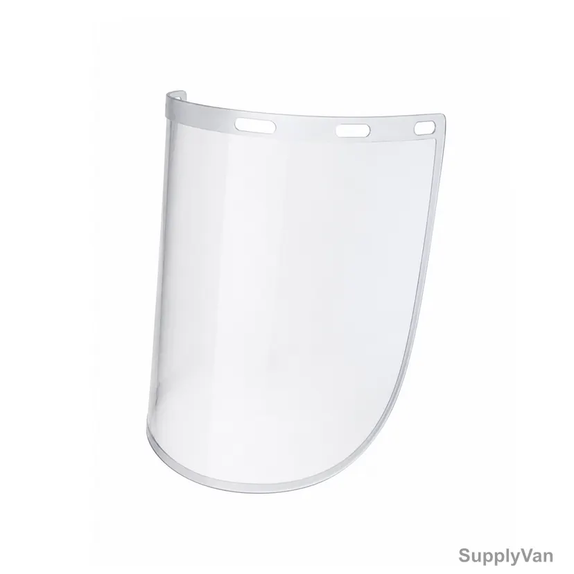 Rigman Polycarbonate Visor, FC45, 0.8MM Thk, 8 x 15-1/2 Inch, Clear