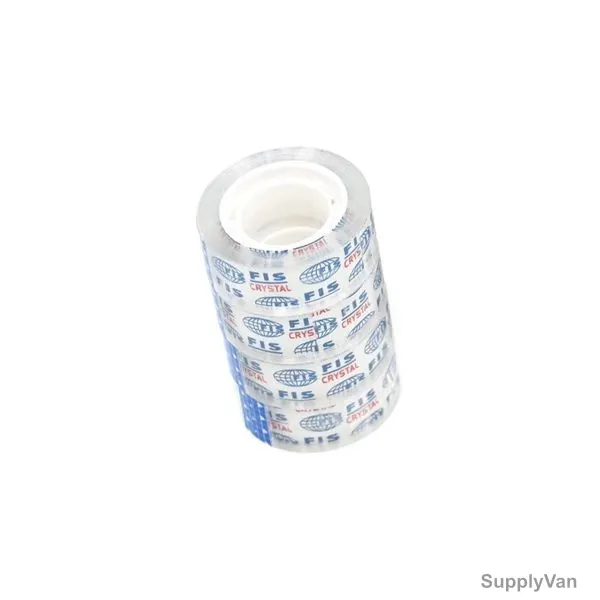 Fis Clear Tape, FSTA1X23CC, 1 Inch Width x 23 Yards Length