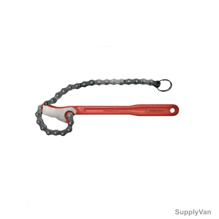 Macstroc Heavy Duty Chain Wrench, MWC12, 4 Inch Pipe Capacity, 12 Inch Length