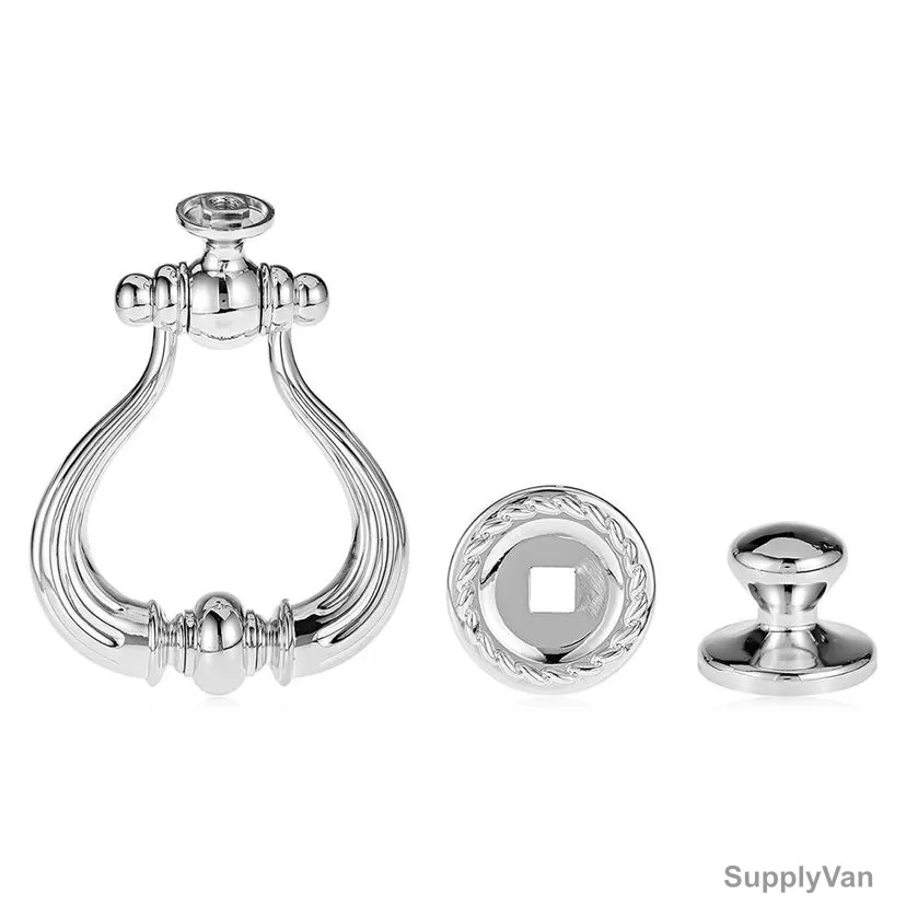 ACS Door Knocker, M-66-SN-CP, Silver