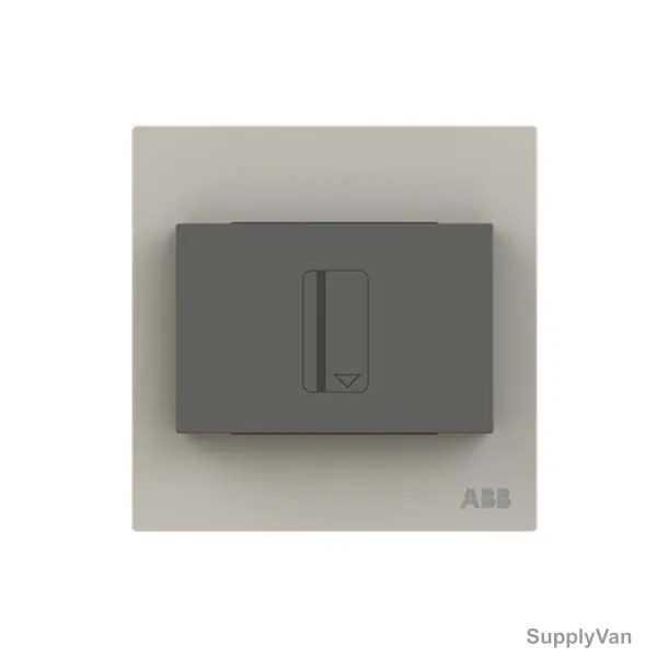 ABB Electronic Card Switch With Timmer, AM40544-DU, Millenium, 16A, Dune Sand — image 1