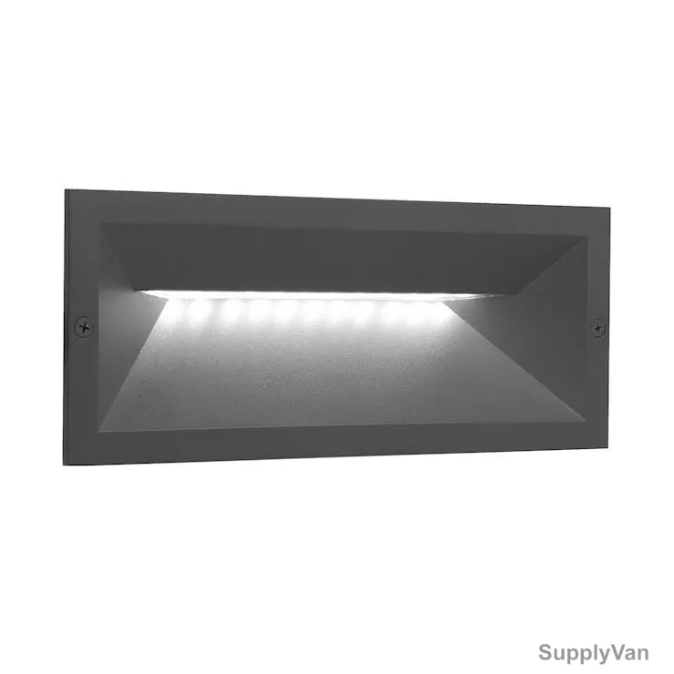 Creo Light Wall Mounted Step Light, AWST250983065G, 12W, IP65, 3000K, Warm White