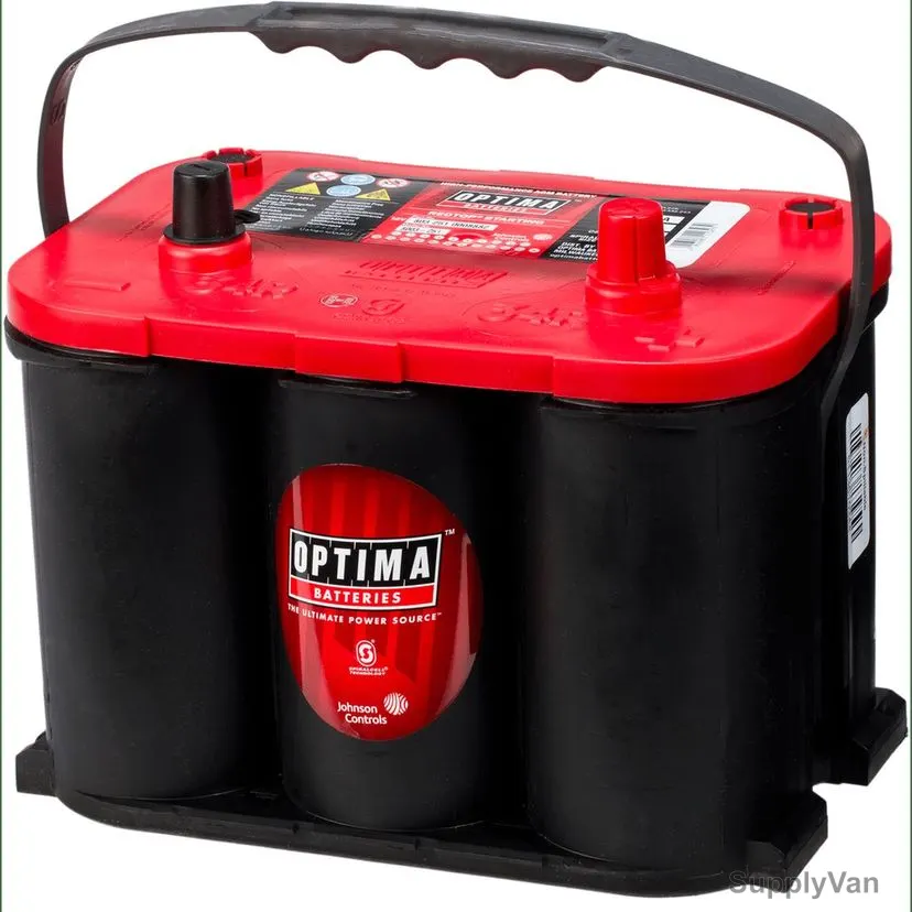 Optima RedTop Spiralcell AGM Starter Battery, RTR-4-2, 12V, 50Ah, 815A — image 1