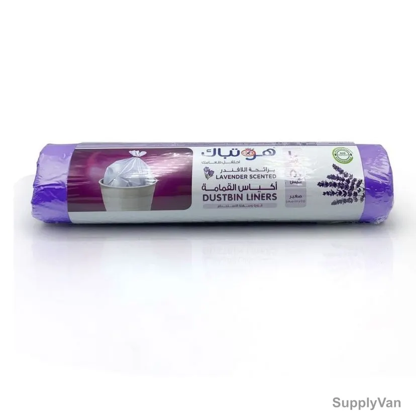 Hotpack Dustbin Liner Bag, OPDBLS4555, Lavender Scented, 45 x 55CM, 50 Rolls/Pack — image 1