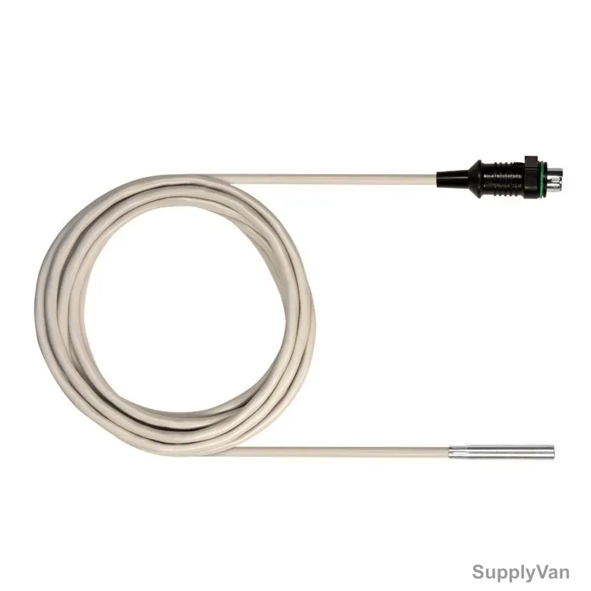 Testo Stationary Temperature Probe With Aluminium Sleeve, 0628-7503, NTC Sensor Type, -30 to 90 Deg.C
