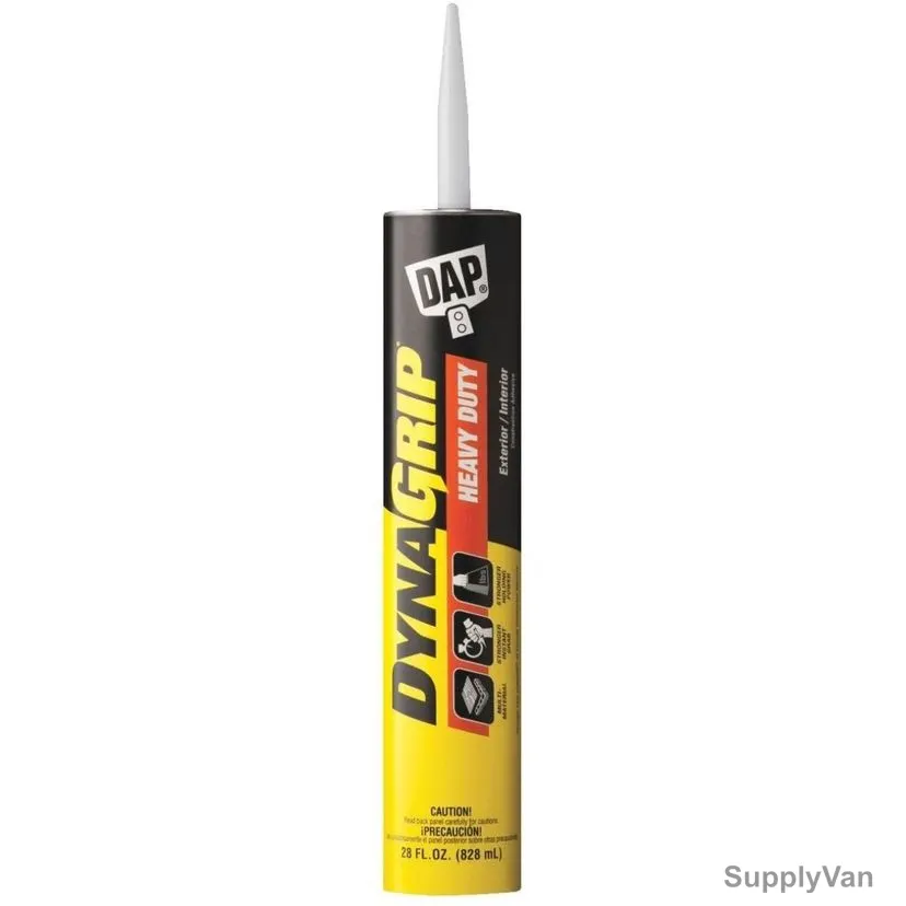 Dap DynaGrip Construction Adhesive, 27510, 28 Oz, Off-White