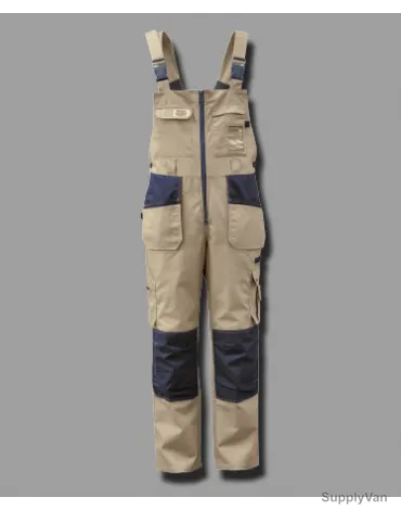 Taha Ripstop Bib Pants, Khaki, 2XL