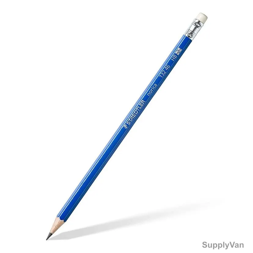 Staedtler Norica Rubber Tip Pencil, 132-46, HB2, 12 Pcs/Pack — image 1