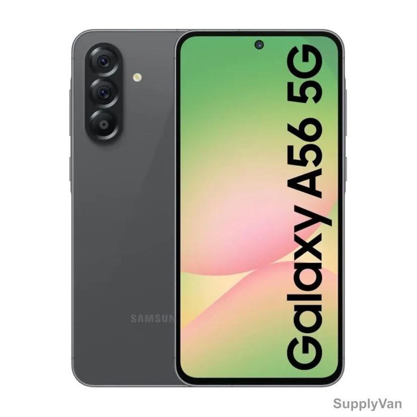 Samsung Galaxy A56 5G Dual SIM Smartphone, 6.7 Inch, 8GB RAM, 256GB Storage, Awesome Graphite - Middle East Version