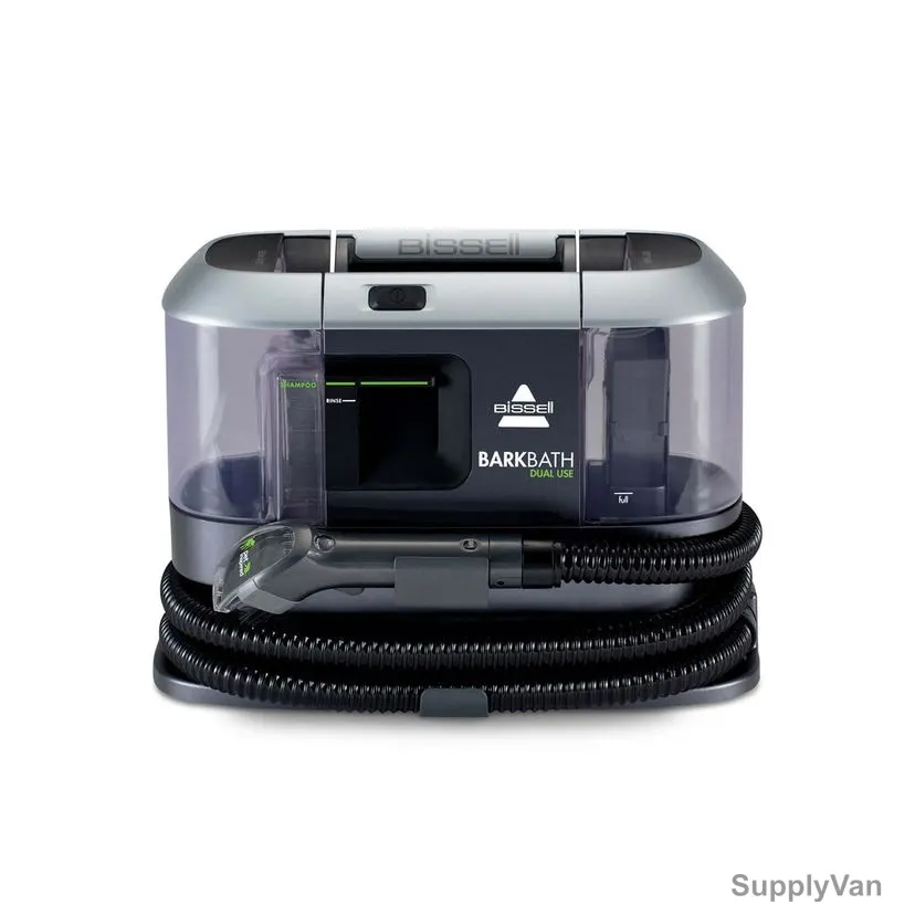 Bissell Barkbath Dual Use Portable Dog Bath and Deep Cleaning System, 31149, 475W, Titanium/ChaCha Lime — image 1