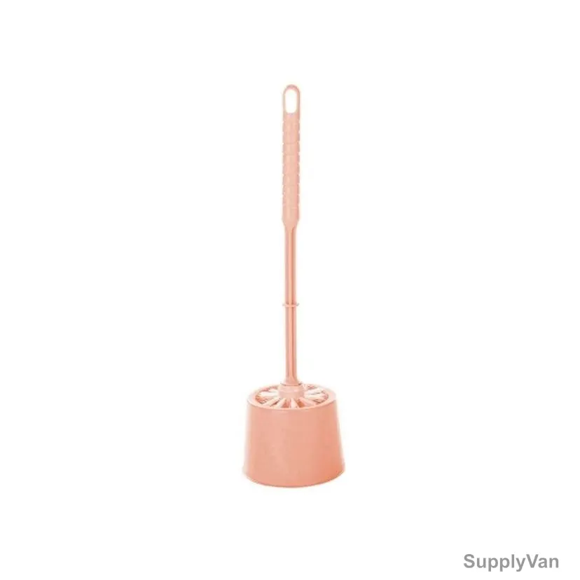 Akc Toilet Brush With Stand, TB33, Plastic, Pink