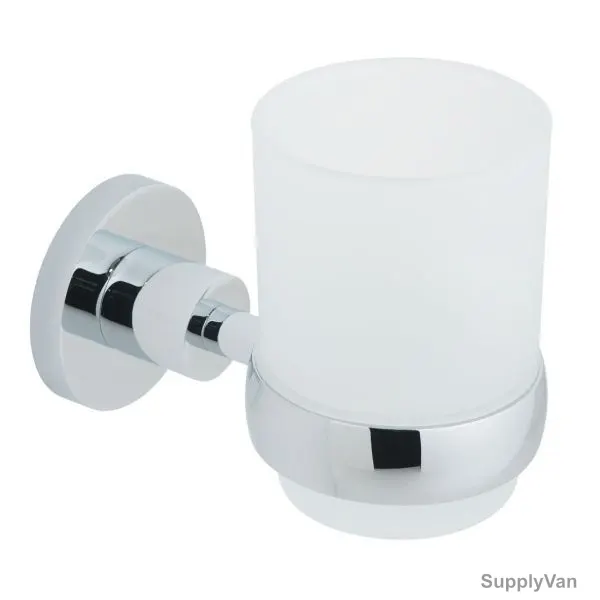 Vado Tumbler and Holder, Elements, Wall Mounted, Chrome, Silver