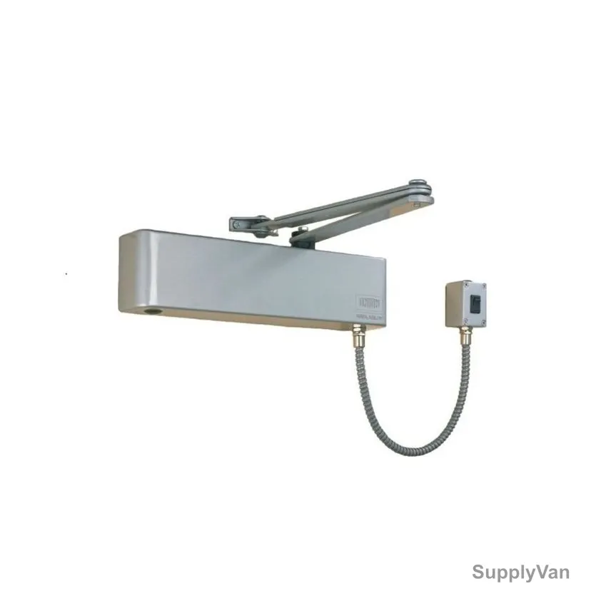 Dorfit Electro Magnetic Door Closer, DTML010-SS, Aluminium, 24VDC, Stainless Steel Finish — image 1