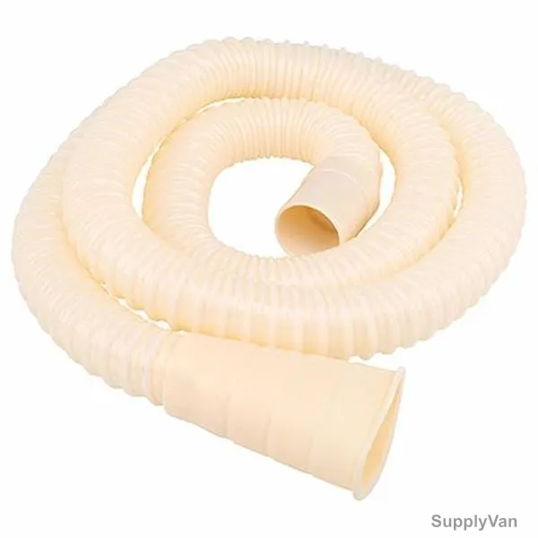 Mkats Washing Machine Outlet Hose, Plastic, 1.5 Mtrs x 15MM, Beige