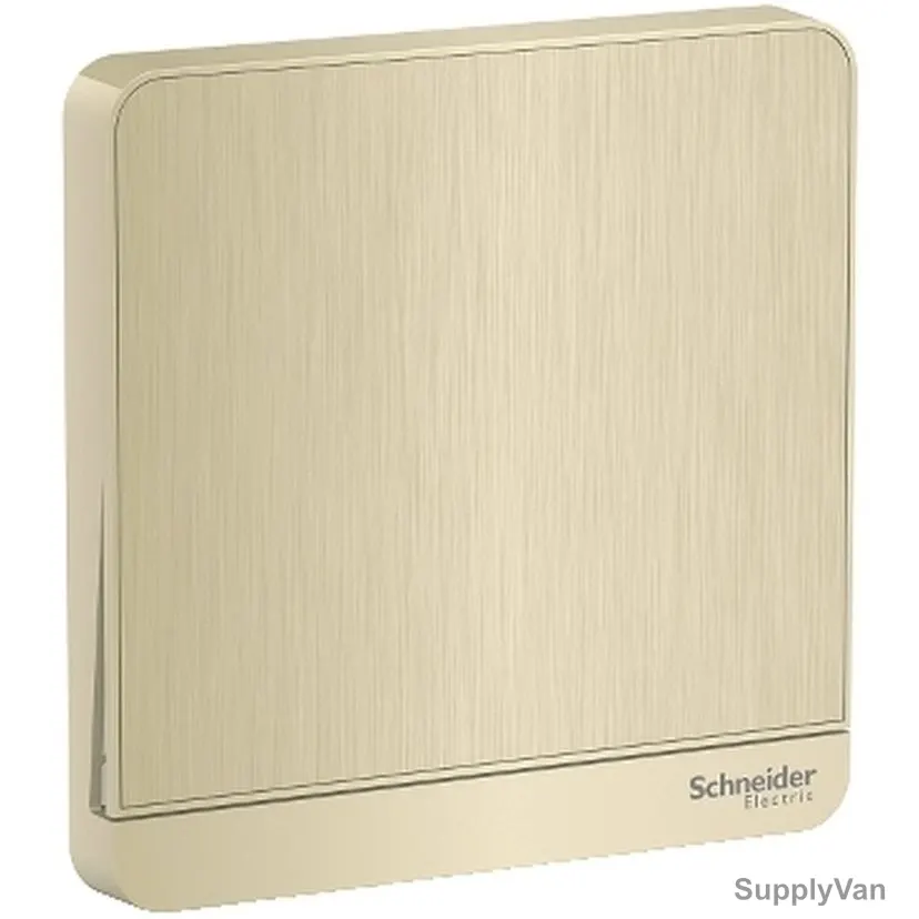 Schneider Electric Electrical Switch, E8331L2-GH, AvatarOn, 1 Gang, 16AX, 250VAC, Metal Gold Hairline