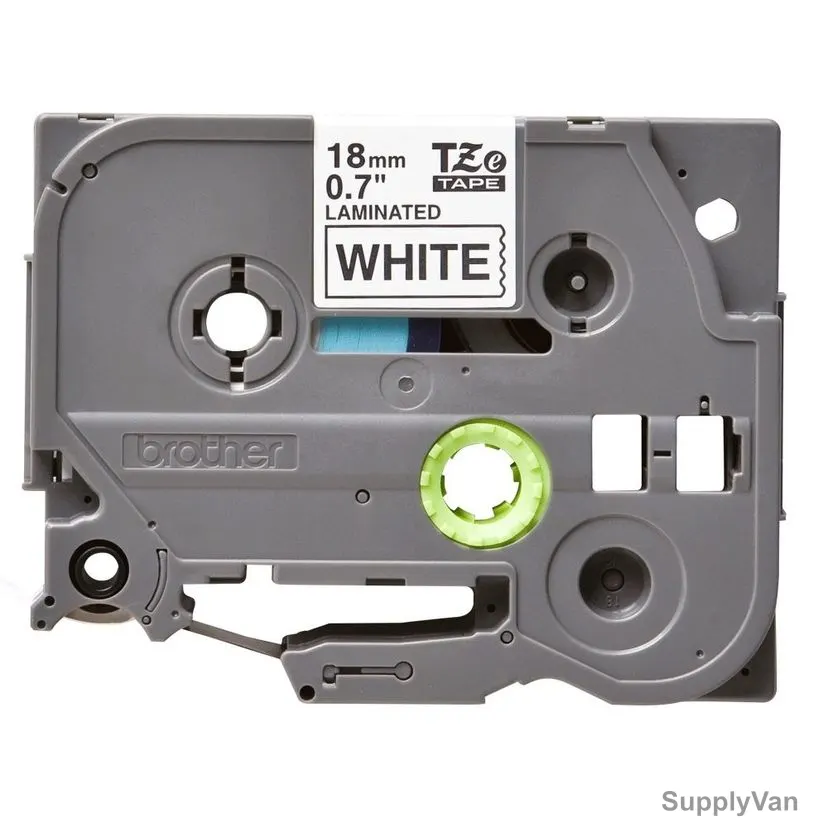 Brother Labelling Tape Cassette, TZE241, 18MM, Black on White — image 1