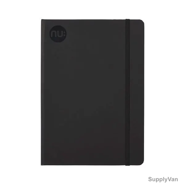 Nuco Journal Spectrum Notebook, NUJSA5BK, A5, A5, 80 gsm, 160 Pages, Black