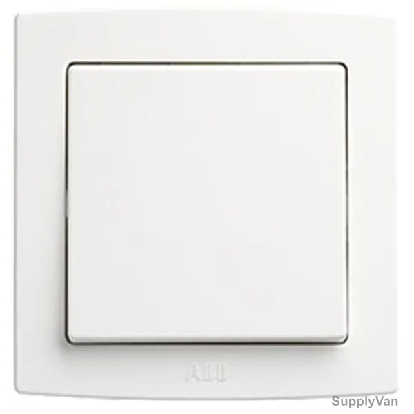 ABB Push Button Switch, AC430, PVC, 1 Gang, 10A