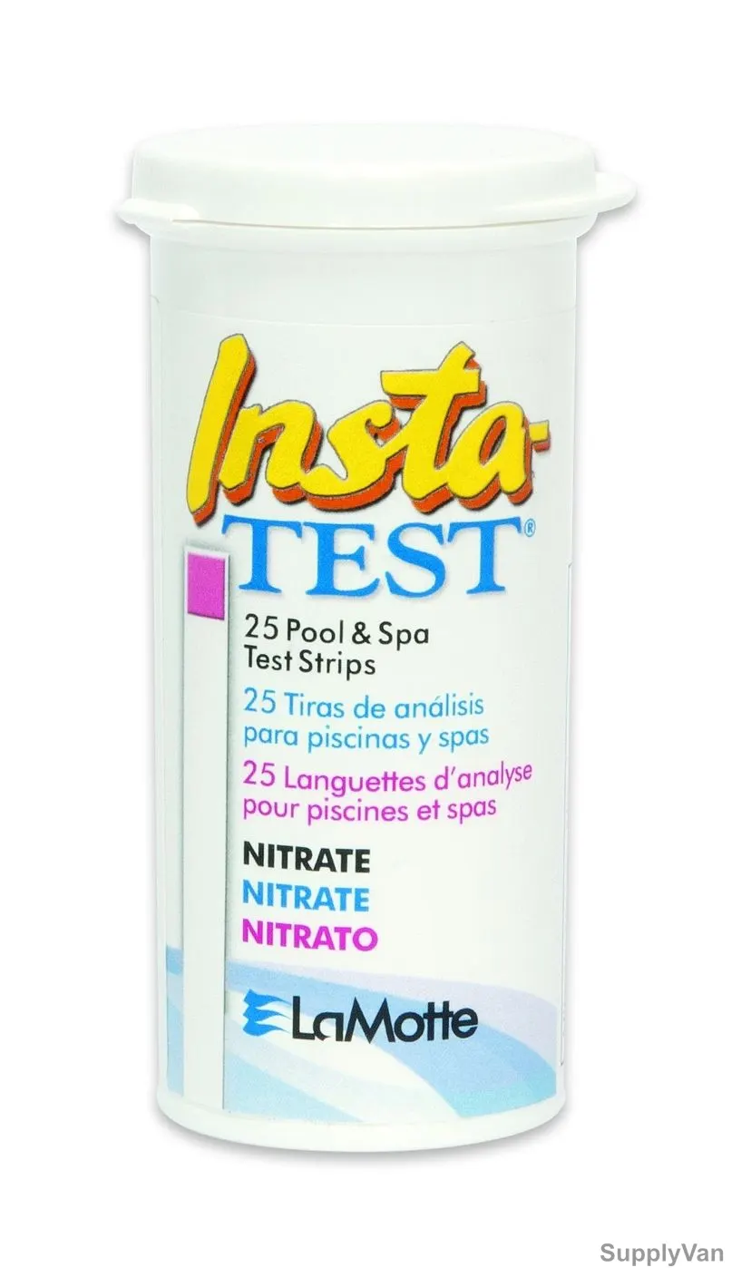 Lamotte Test Paper Strip, 3012-G, 200 ppm, White, 25 Strips/Vial