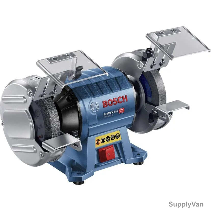Bosch Professional Double-Wheeled Bench Grinder Kit, GBG-35-15, 350W, 20MM Bore Dia x 150MM Wheel Dia, 3 Pcs/Kit — image 1